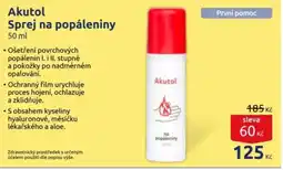 Benu Akutol Sprej na popáleniny nabídka