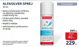 Benu Alfasilver sprej nabídka