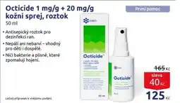 Benu Octicide 1 mg/g + 20 mg/g kožní sprej, roztok nabídka