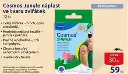 Benu Cosmos Jungle náplast ve tvaru zvířátek nabídka