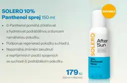 Benu SOLERO 10% Panthenol sprej nabídka