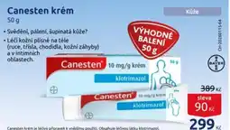 Benu Canesten krém nabídka