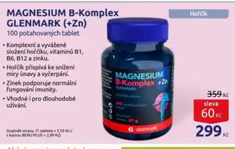 MAGNESIUM B-Komplex GLENMARK (+Zn)