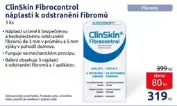 Benu ClinSkin Fibrocontrol náplasti k odstranění fibromů nabídka