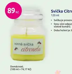 Benu Svíčka Citronela nabídka