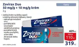 Benu Zovirax Duo 50 mg/g + 10 mg/g krém nabídka