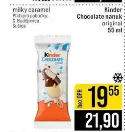 Jip Kinder Chocolate nanuk original nabídka