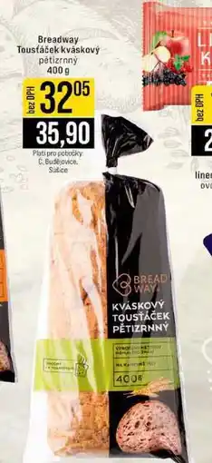 Jip Breadway Tousťáček kváskový pětizrnný 400 g OVE nabídka