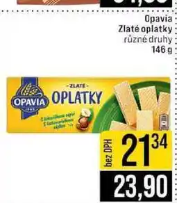Jip Opavia Zlaté oplatky různé druhy nabídka