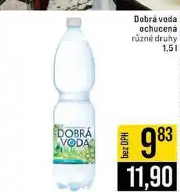 Jip Dobrá voda ochucená různé druhy nabídka