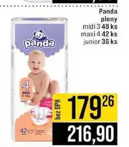 Jip Panda pleny midi 3 48 ks maxi 4 42 ks junior 36 ks nabídka