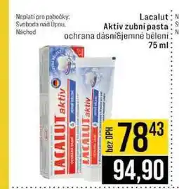 Jip Lacalut Aktiv zubní pasta dásní&jemné bělení nabídka
