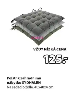 JYSK Polstr k zahradnímu nábytku SYDHALEN nabídka