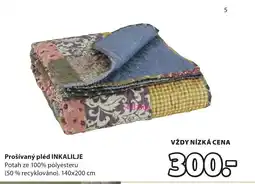 JYSK Prošívaný pléd INKALILJE nabídka