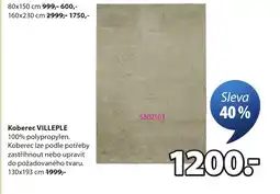 JYSK Koberec VILLEPLE nabídka