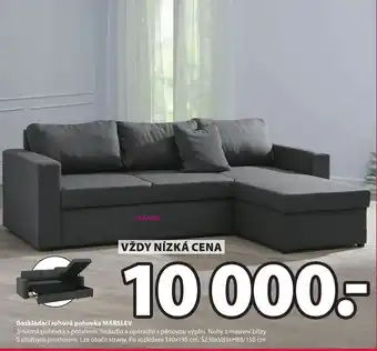 Rozkládací rohová pohovka MARSLEV