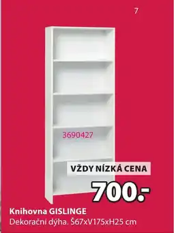 JYSK Knihovna GISLINGE nabídka