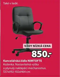 JYSK Kancelářská židle NIMTOFTE nabídka