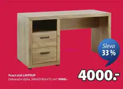 JYSK Psací stůl LINTRUP nabídka