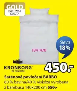 JYSK Saténové povlečení BARBO nabídka