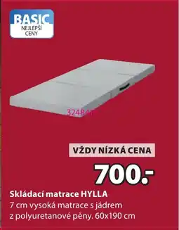 JYSK Skládací matrace HYLLA nabídka