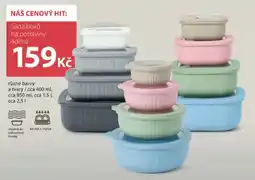 NKD Sada boxů na potraviny 4dílná nabídka
