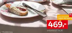 XXXLutz Snídaňový talíř nabídka