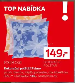 XXXLutz Dekorační polštář Primo nabídka
