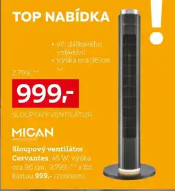 XXXLutz Sloupový ventilátor Cervantes nabídka