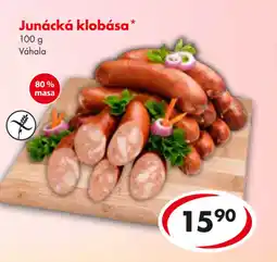 CBA Junácká klobása nabídka