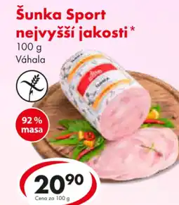 CBA Šunka Sport nejvyšší jakosti nabídka