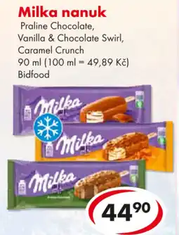 CBA Milka nanuk nabídka