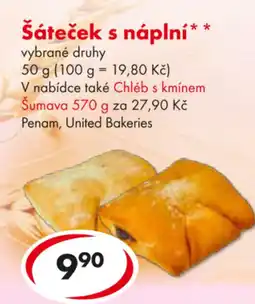 CBA Šáteček s náplní nabídka