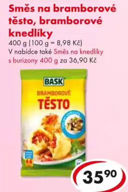 CBA Směs na bramborové těsto, bramborové knedlíky nabídka