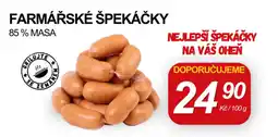 ZEMAN Farmářské špekáčky nabídka