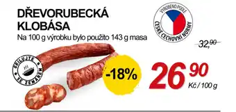 Dřevorubecká klobása