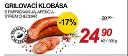 ZEMAN Grilovací klobása nabídka
