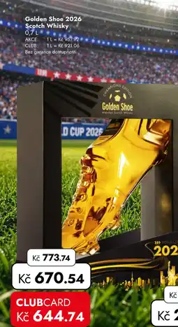 TRAVEL FREE Golden Shoe 2026 Scotch Whisky nabídka