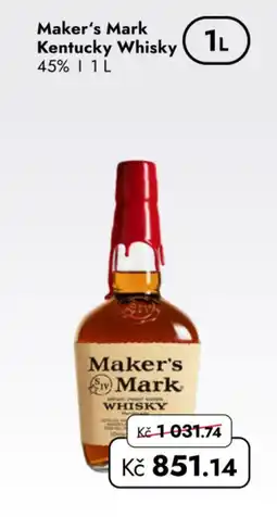 TRAVEL FREE Maker's Mark Kentucky Whisky nabídka