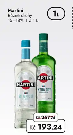 TRAVEL FREE Martini nabídka