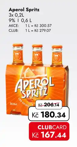 TRAVEL FREE Aperol Spritz nabídka
