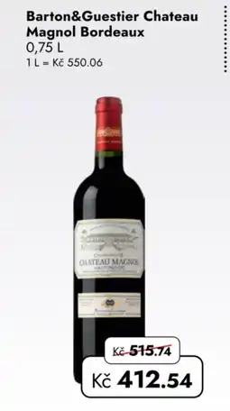 TRAVEL FREE Barton&Guestier Chateau Magnol Bordeaux nabídka