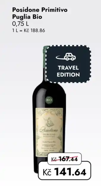 TRAVEL FREE Posidone Primitivo Puglia Bio nabídka