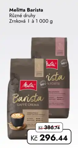 TRAVEL FREE Melitta Barista nabídka