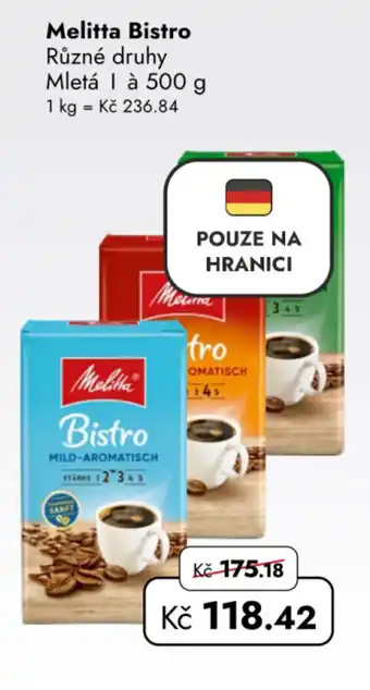 TRAVEL FREE Melitta Bistro nabídka