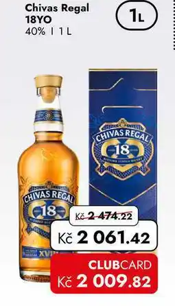 TRAVEL FREE Chivas Regal 18YO 40% nabídka