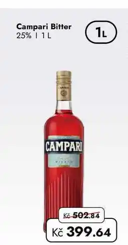 TRAVEL FREE Campari Bitter 25% nabídka