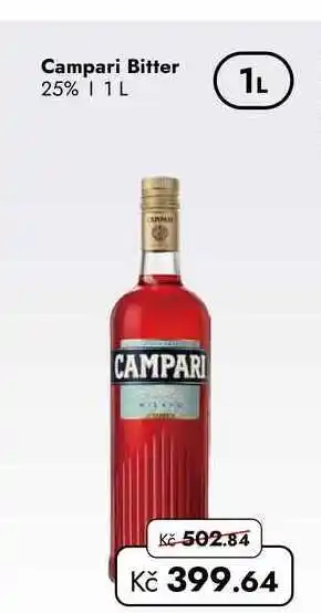 TRAVEL FREE Campari Bitter 25% nabídka