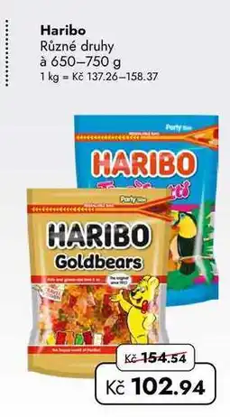 TRAVEL FREE Haribo Různé druhy à nabídka