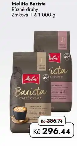 TRAVEL FREE Melitta Barista Různé druhy Zrnková à nabídka
